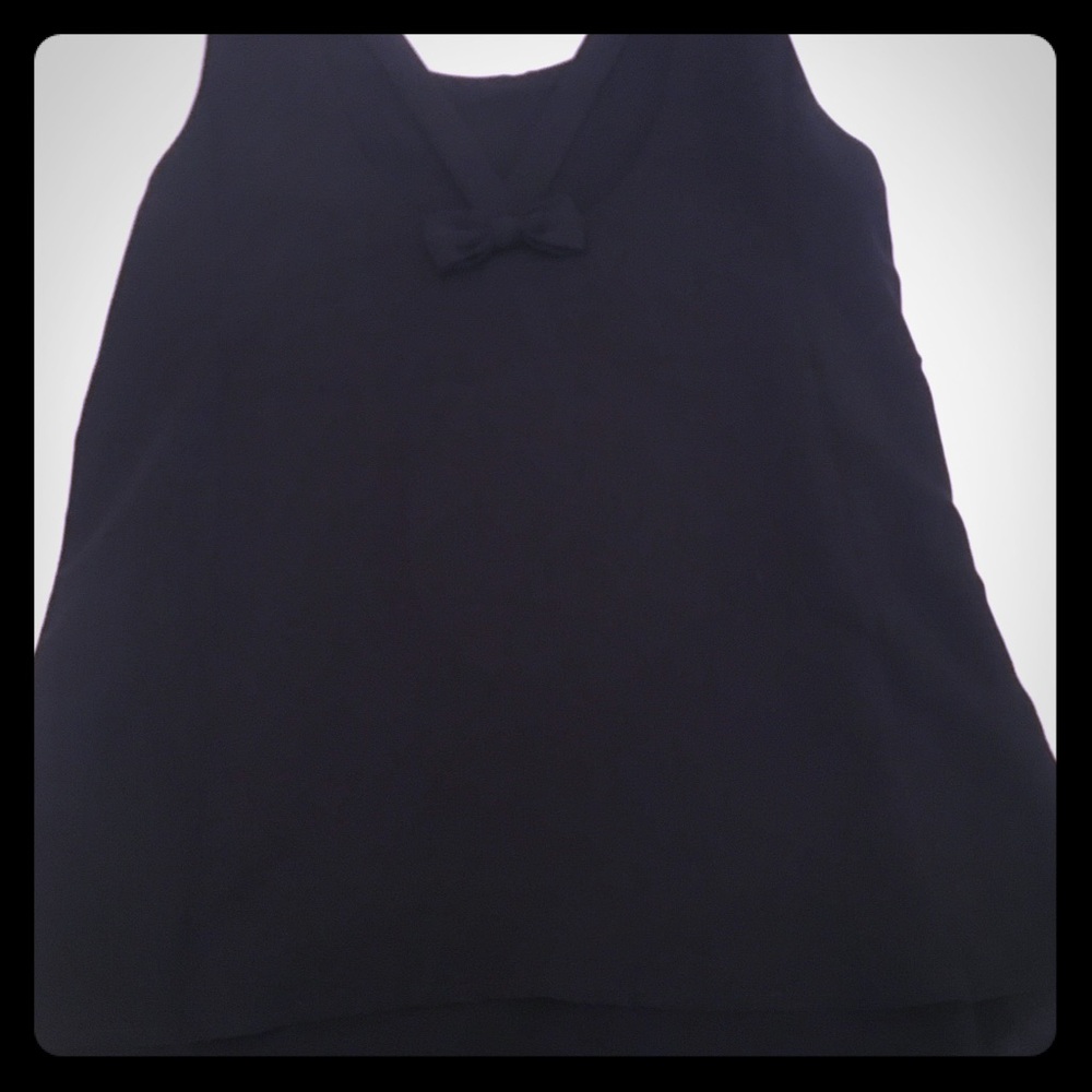 Black dress top. Size small